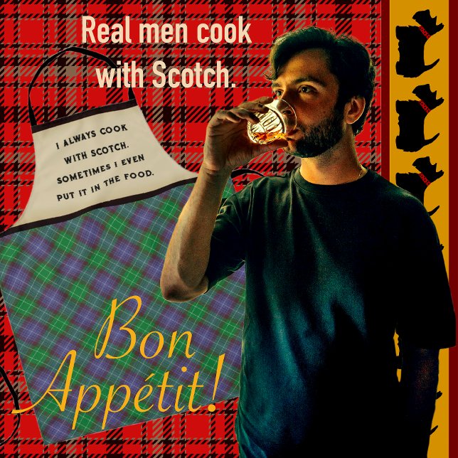 A Wee Dram of Scotch  Apron (Creator Uploaded)