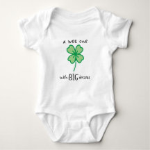 A wee one with BIG dreams baby bodysuit
