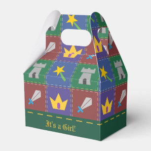 A Wee One's Fantasy Quilt Baby Shower Favour Box