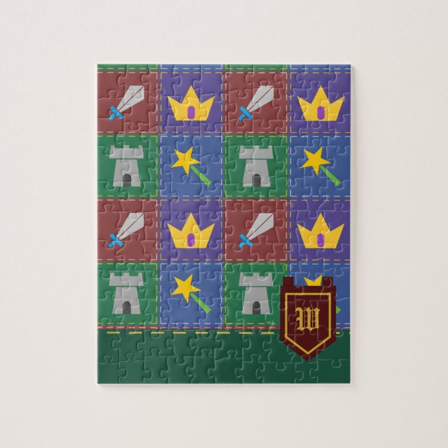 A Wee One's Fantasy Quilt Puzzle (Vertical)
