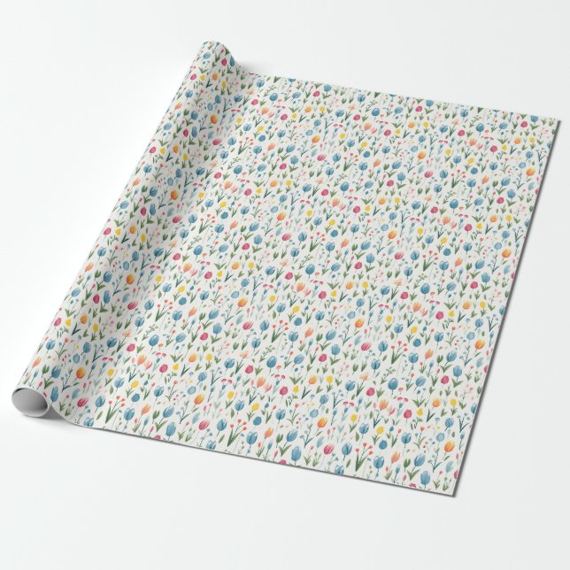 A Weed Is But An Unloved Flower Wrapping Paper (Unrolled)