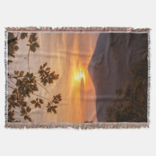 a welcoming and serene atmosphere throw blanket