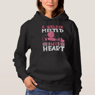 A Welder Melted My Heart Welding Shirt Welder Gift