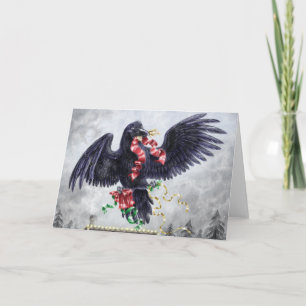 A West Coast Christmas: Raven Holiday Card