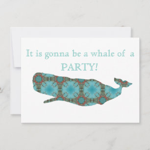 A Whale Of A Party Invitation