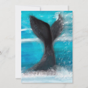 A Whale's Tail Invitation
