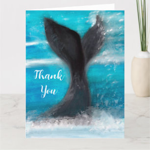 A Whale's Tail    Thank You Card