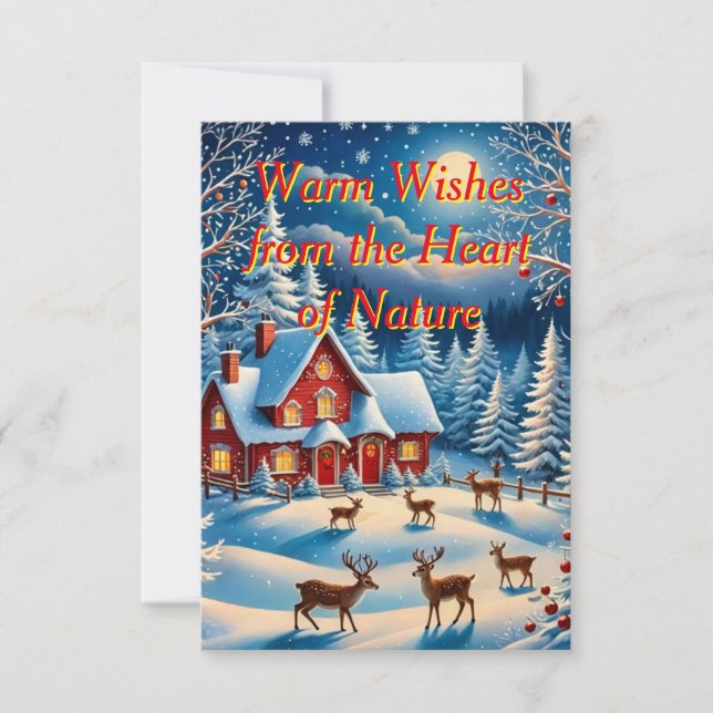 A whimsical Christmas card (Front)