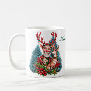 A whimsical Christmas illustration, Coffee Mug