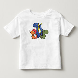 A whimsical dinosaur friend, cute and adorable. toddler t-shirt