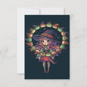 A whimsical fantasy-like design of a mischievous s invitation