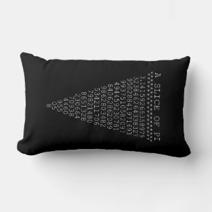 A Whimsical Slice of Pi Lumbar Pillow