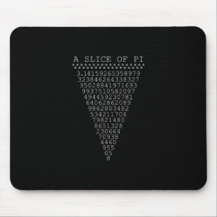 A Whimsical Slice of Pi Mouse Pad