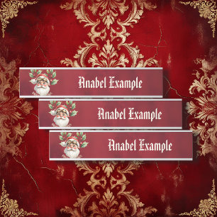 A whimsical steampunk Santa Claus  Door Sign