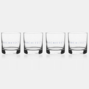 À Whisky ARCHITECTE Rocks Verre ensemble de produits / Mari