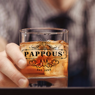À Whisky Barre de pomme personnalisée Année en verre