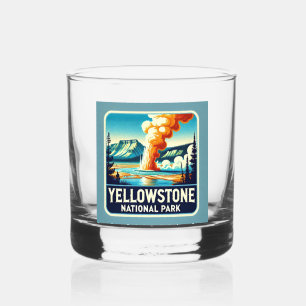 À Whisky Dessous de verre en pierre du parc national Yellow