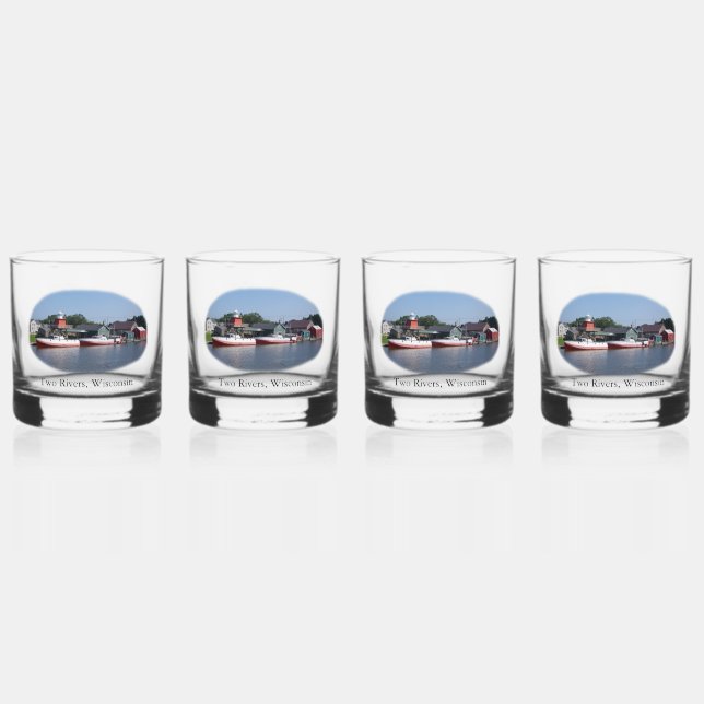 À Whisky Deux rivières, verre Wisconsin (Recto)