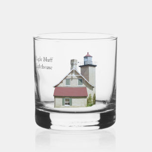 À Whisky Phare d'Eagle Bluff en verre