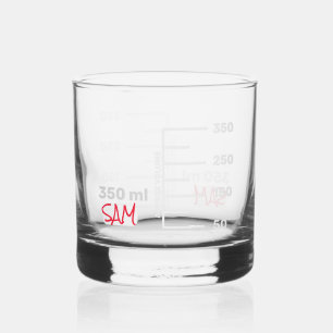 À Whisky Science Lab Beaker Chimie de verre personnalisée