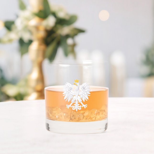 À Whisky Verre Whiskey d'aigle polonais (Insitu (Mariage))