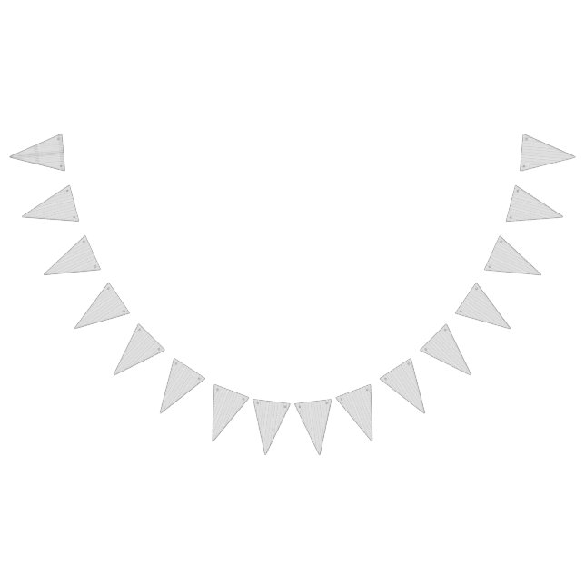 A white and grey geometric pattern fills the image bunting flags (All)