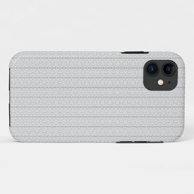 a white and grey wallpaper with a pattern on it Case-Mate iPhone case (Back (Horizontal))