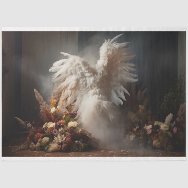 A White Angel Series Design 2 Tissue Paper (Front)