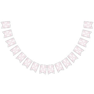 a white background with a lot of red lines bunting flags