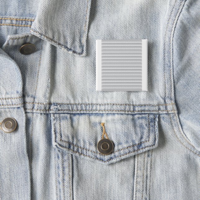  a white background with a pattern of circles 2 inch square button (In Situ)
