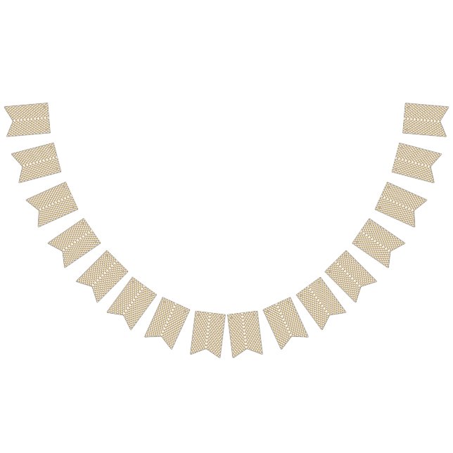 a white background with a pattern of green leaves bunting flags (All)