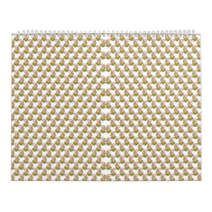 a white background with green leaves on it calendar