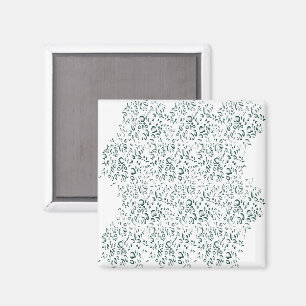 a white background with lots of drops of water magnet