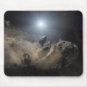 A white dwarf star mouse pad