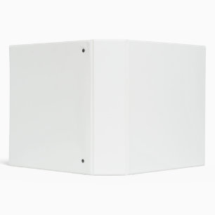 A white, equilateral triangle centred on a plain  binder