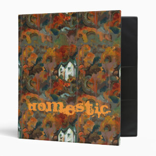 A White House & Autumn Trees Binder