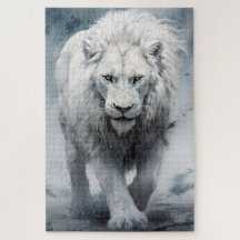 A white lion puzzle