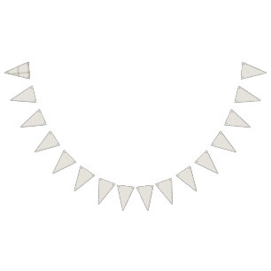 A white shape optimized in design, showcasing clea bunting flags