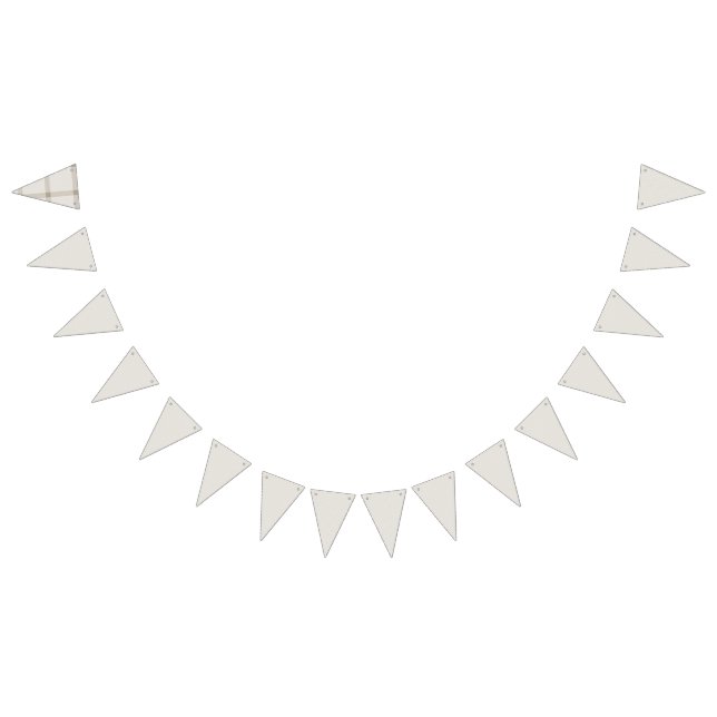 A white shape optimized in design, showcasing clea bunting flags (All)