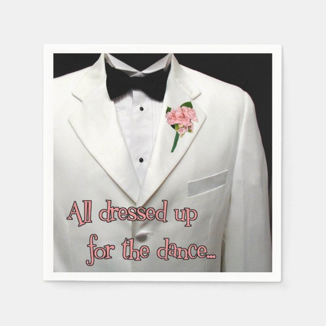 A White Sport Coat Napkin (Front)