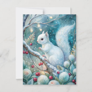 A White Squirrel Postcard