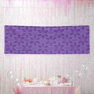 A white wrapping paper with a repeating pattern of banner