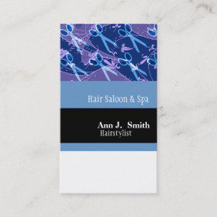 A Whole Lot of Scissors. HAIR SALON Appointment Card
