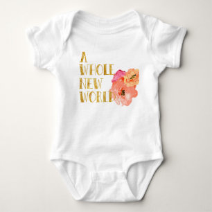 A Whole New World Baby Saying Art Bodysuit