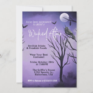 A Wicked Affair Invitation