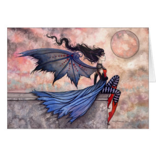 A wicked Wind Gothic Fairy Vampire Card