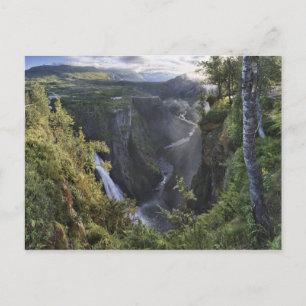 A wide evening view - Hordaland, Norway Postcard