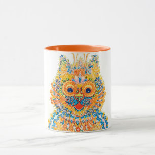 A Wide Eyed Cat, Louis Wain Mug