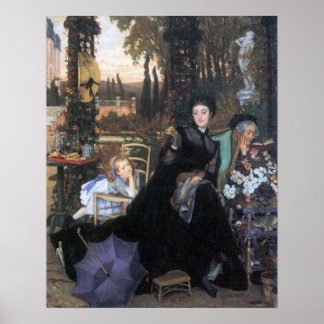 A widow by James Tissot Poster