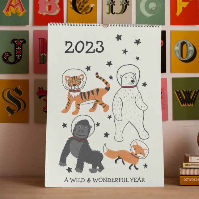 A Wild and Wonderful Year Illustrated Calendar (Creator Uploaded)